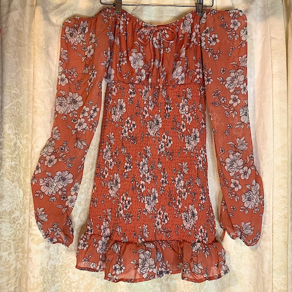 J FOR JUSTIFY Off Shoulder Dress